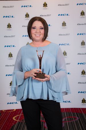 Rachel LaFollette Stevie Award Rachel LaFollette Stevie Award.jpg